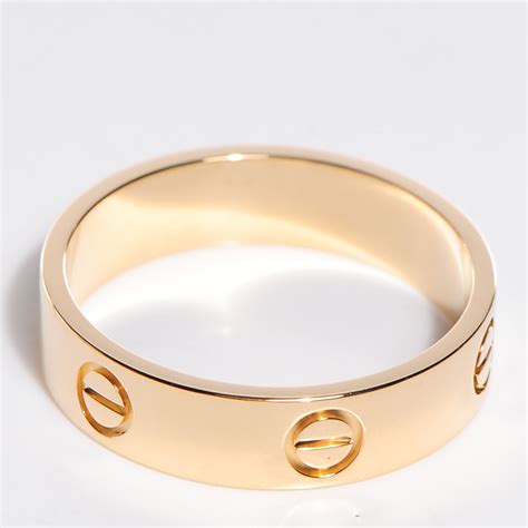 inspired cartier love ring 18k gold